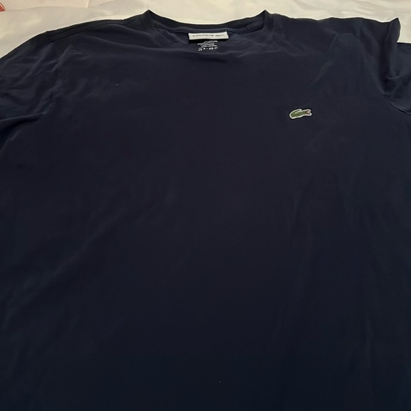 Lacoste Navy M Pima Cotton T shirt - Picture 1 of 7